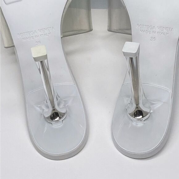 Bottega Veneta Clear High Heel Slide Sandals size 36 - Picture 13 of 13
